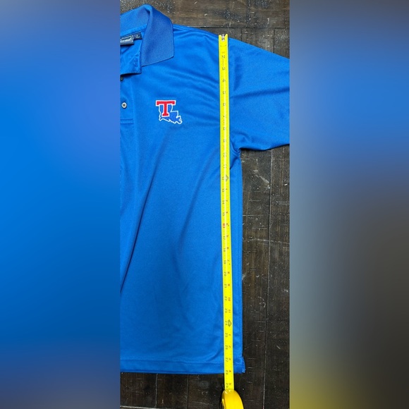 Louisiana Tech Blue Polo Shirt Sz M - Picture 6 of 9